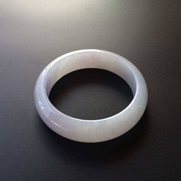 (超值推荐)糯冰种淡紫罗兰手镯(57.5mm)