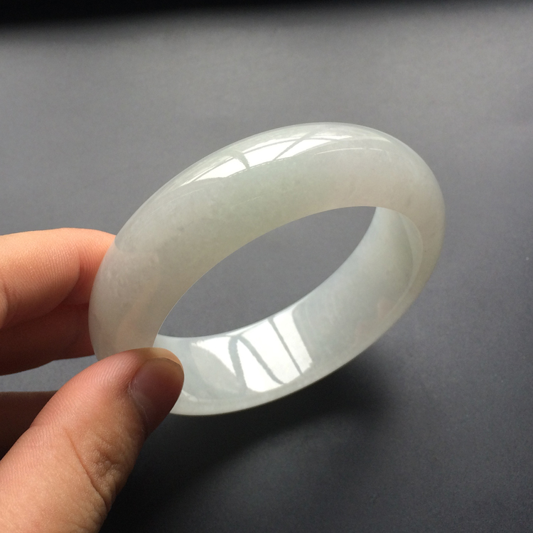 糯冰种白色手镯(58mm)