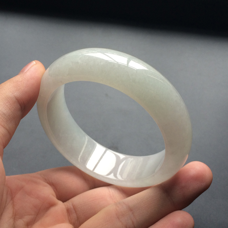 糯冰种白色手镯(58mm)
