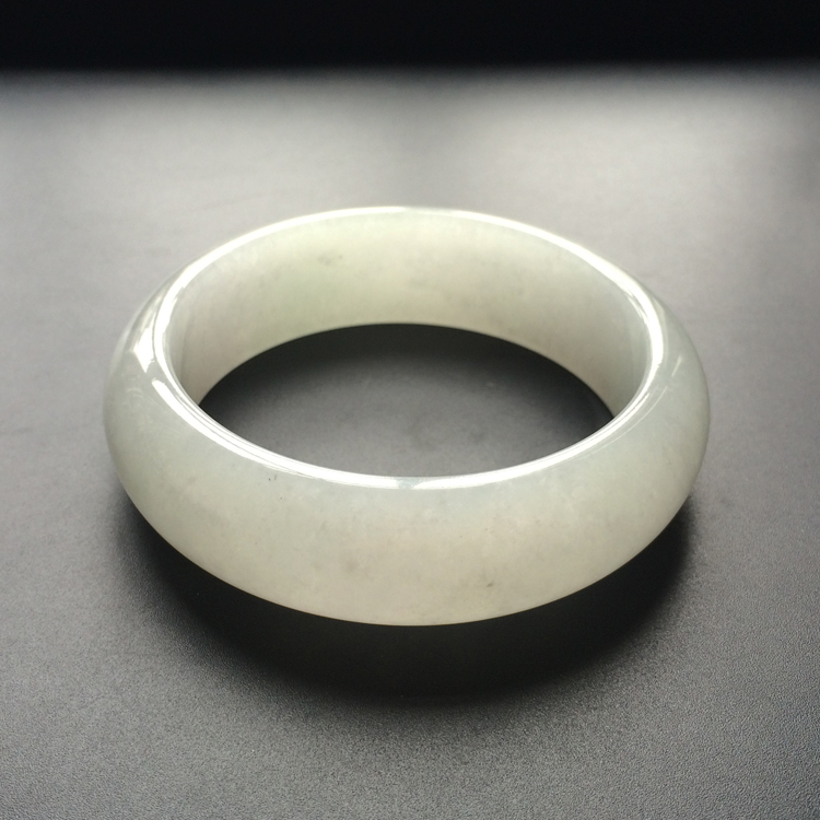 糯冰种白色手镯(58mm)