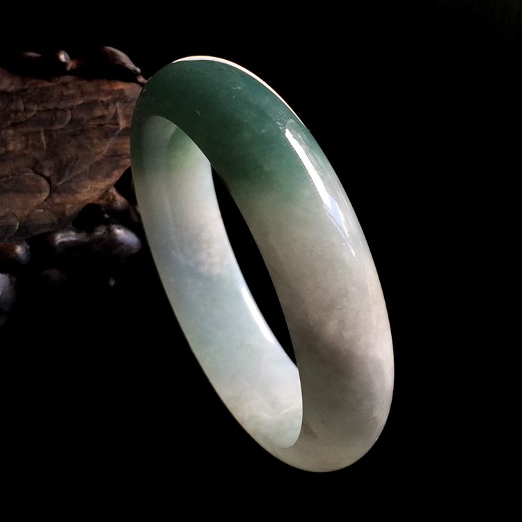 （超值推荐）糯冰种蓝晴水手镯（58.7mm）