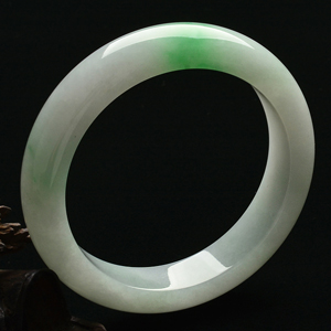 糯冰种飘花手镯（57.3mm）