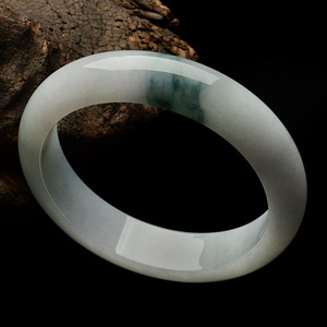 糯冰种飘花手镯（59.5mm）