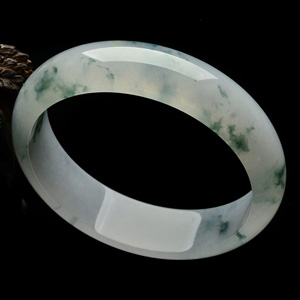 （超值推荐）糯冰种飘花手镯（59mm）