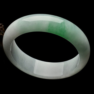 糯冰种飘翠手镯（59.4mm）