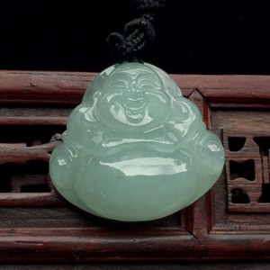 （超值推荐）糯冰种晴水玉佛挂件