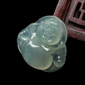 冰种晴水玉佛挂件