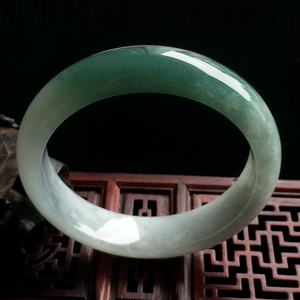 (超值推荐)糯冰种蓝晴水手镯(58.7mm)