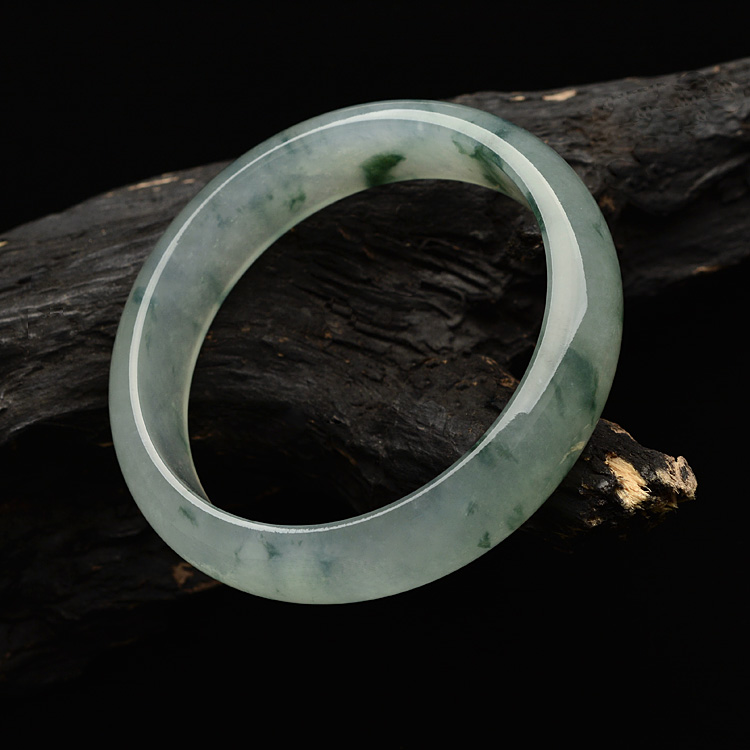 （超值推荐）冰种飘花手镯（58.5mm）