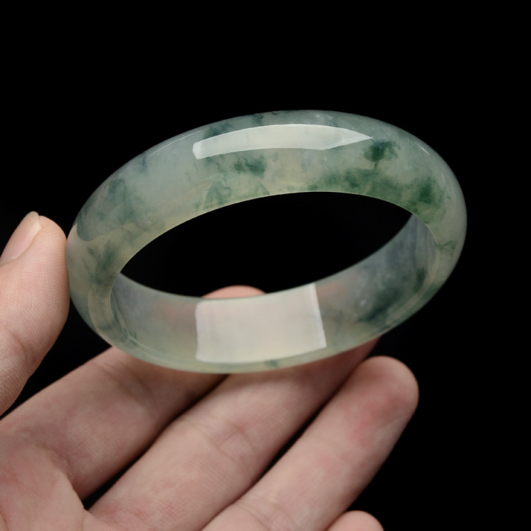 （超值推荐）冰种飘花手镯（59mm）