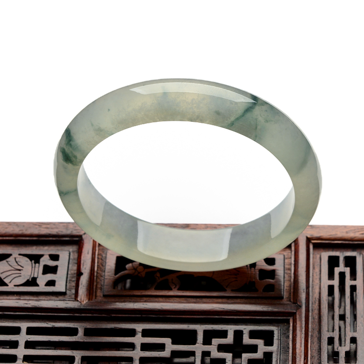 （超值推荐）冰种飘花手镯（59mm）