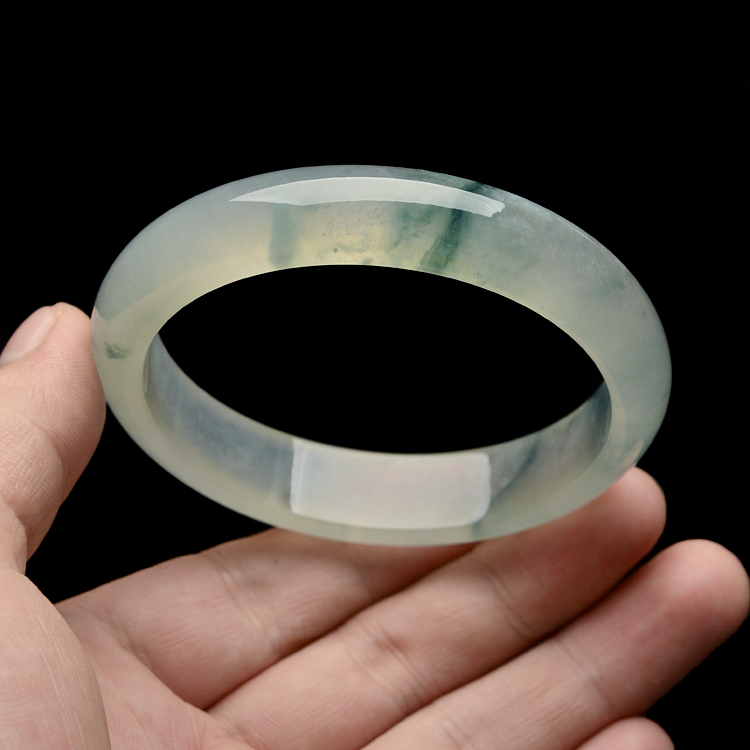 （超值推荐）冰种飘花手镯（59mm）
