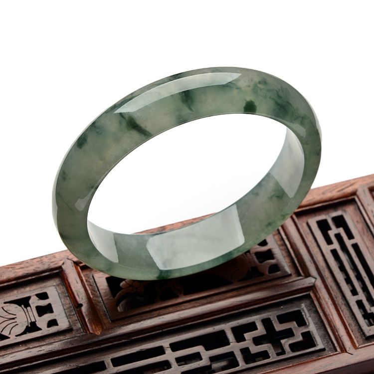 （超值推荐）冰种飘花手镯（59mm）