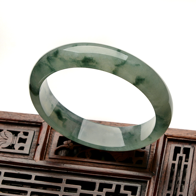 （超值推荐）冰种飘花手镯（59mm）