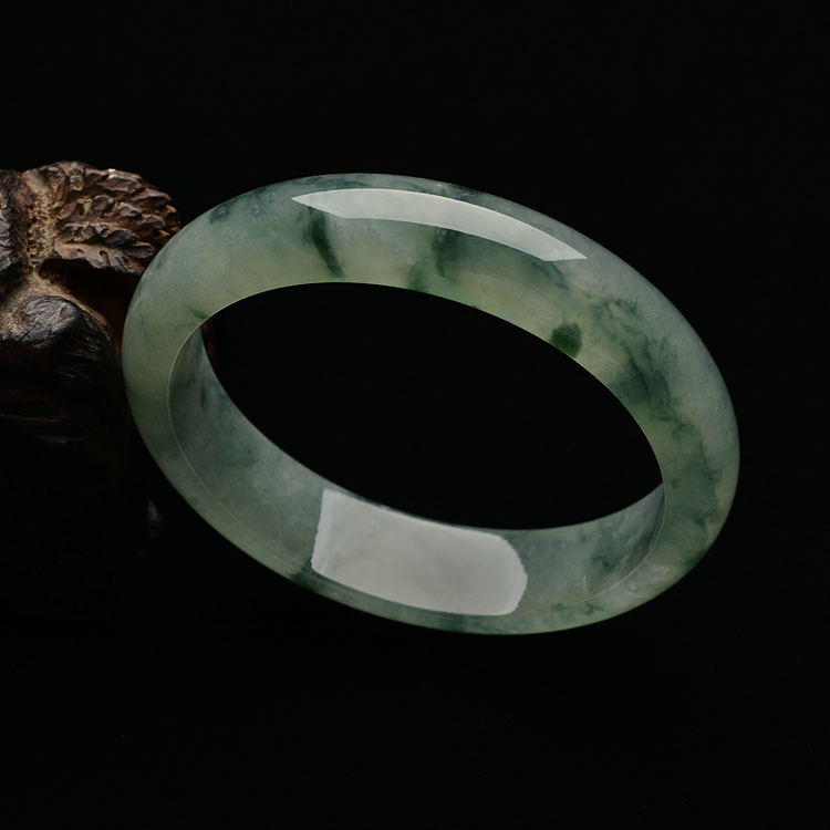（超值推荐）冰种飘花手镯（59mm）