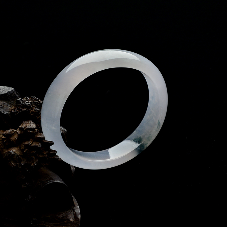 （超值推荐）冰种飘花贵妃镯（52mm-46mm）