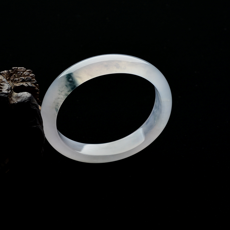 （超值推荐）冰种飘花贵妃镯（52mm-46mm）