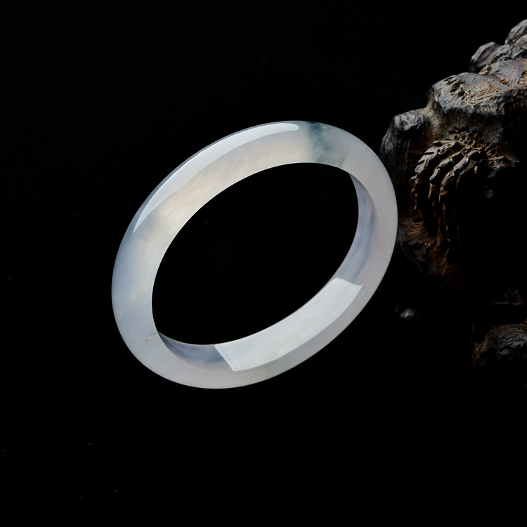 （超值推荐）冰种飘花贵妃镯（52mm-46mm）