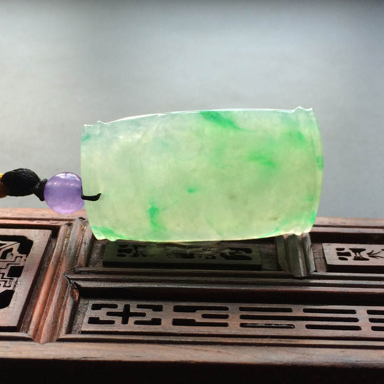 (超值推荐)糯冰种飘翠节节高挂件