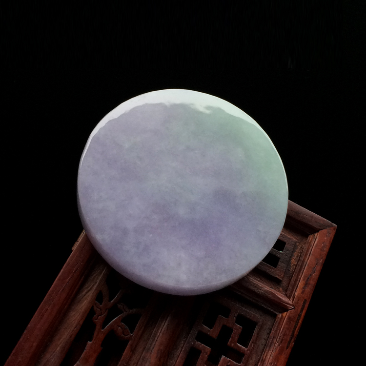 糯冰种晴水紫罗兰手镯芯