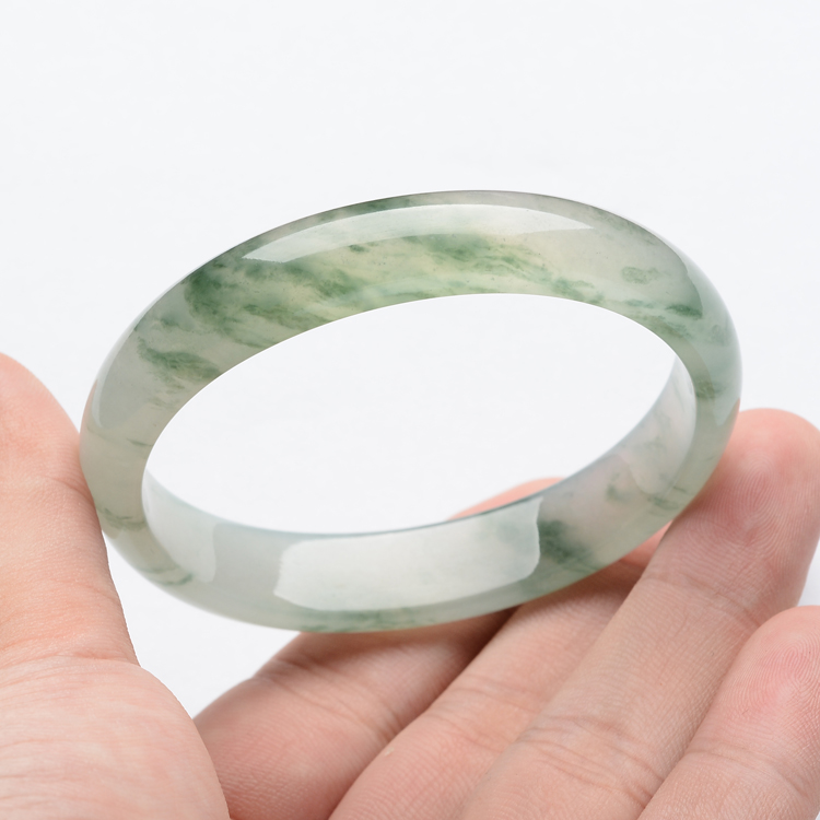 (超值推荐)冰种飘花贵妃镯(53.2mm-47.5mm)