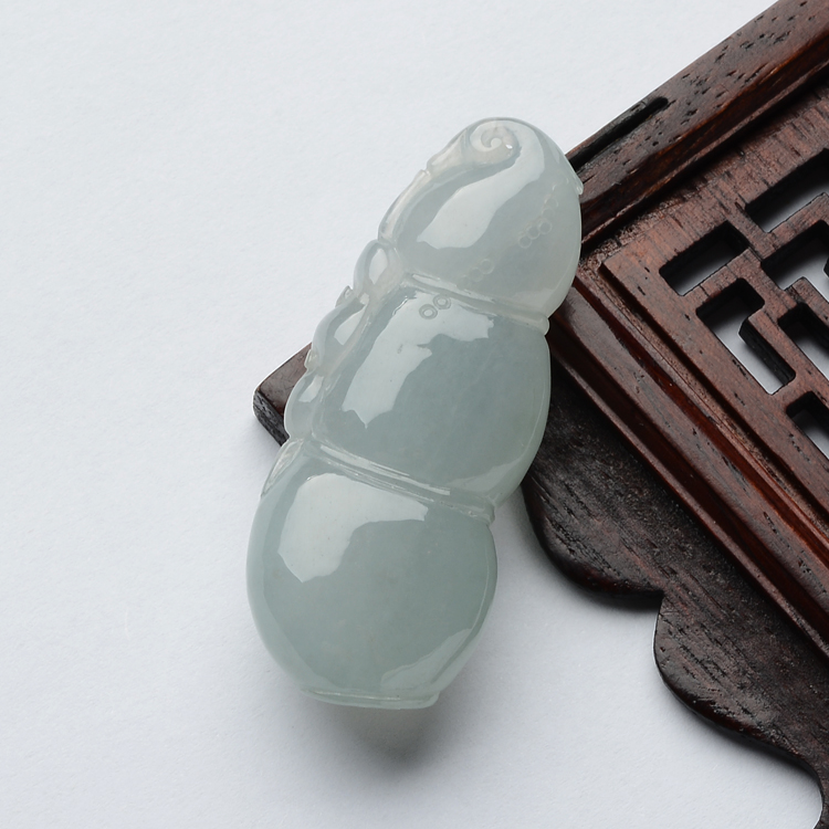 (超值推荐)糯冰种晴水佳偶天成挂件