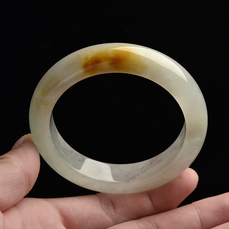 （超值推荐）糯冰种黄翡手镯（55mm）