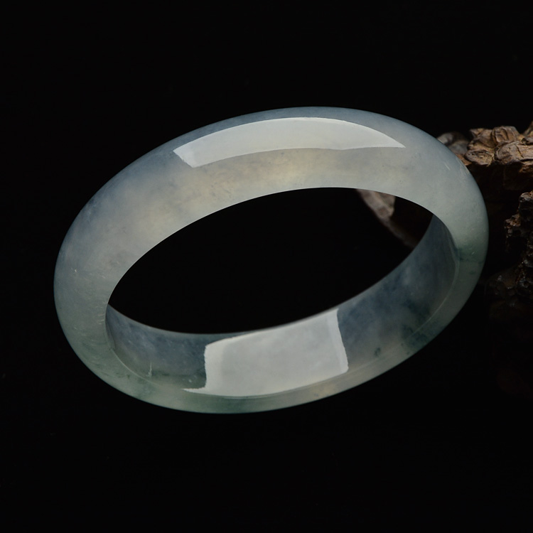 （超值推荐）冰种飘花贵妃镯（56.6mm-50.6mm）