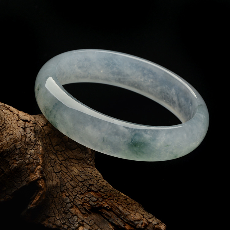 （超值推荐）冰种飘花贵妃镯（56.6mm-50.6mm）