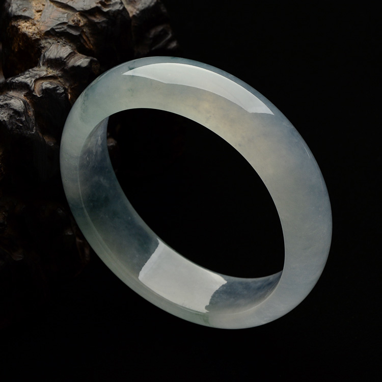 （超值推荐）冰种飘花贵妃镯（56.6mm-50.6mm）