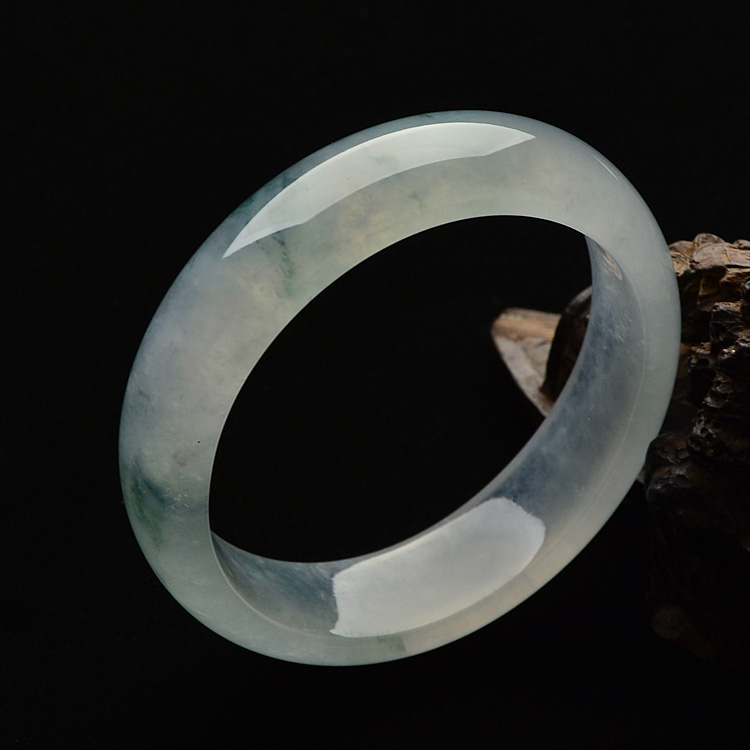 （超值推荐）冰种飘花贵妃镯（56.6mm-50.6mm）