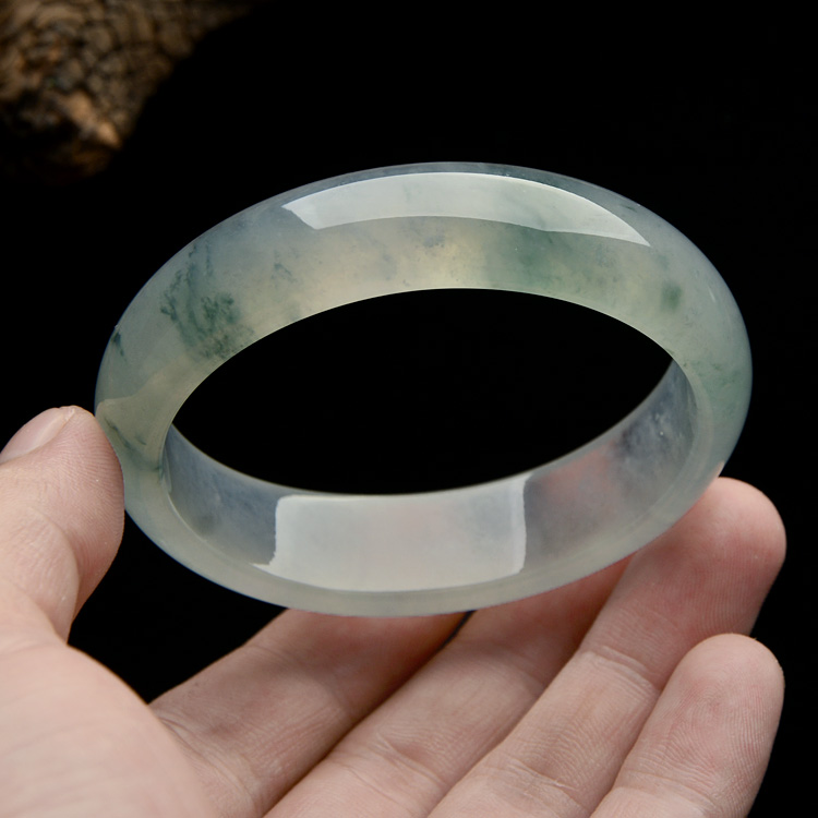 （超值推荐）冰种飘花贵妃镯（56.6mm-50.6mm）