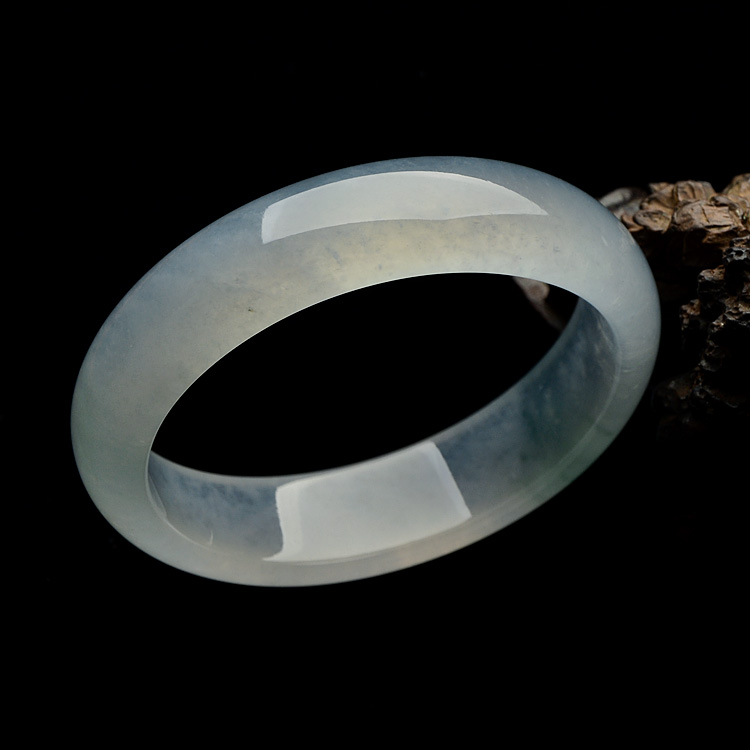 （超值推荐）冰种飘花贵妃镯（56.6mm-50.6mm）