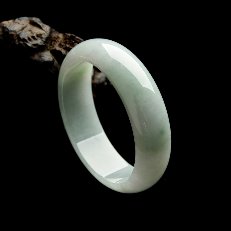 糯冰种晴水手镯（58.4mm）