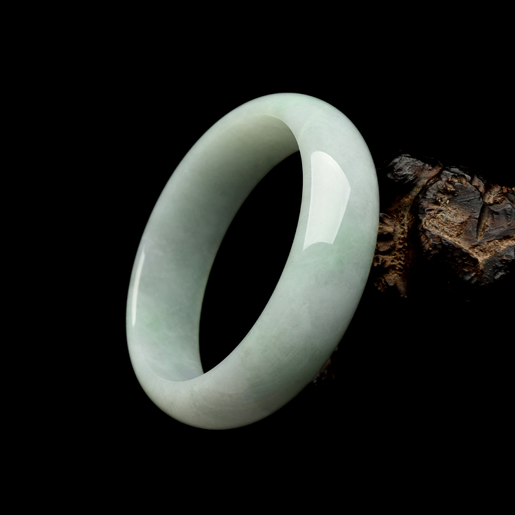 糯冰种晴水手镯（58.4mm）