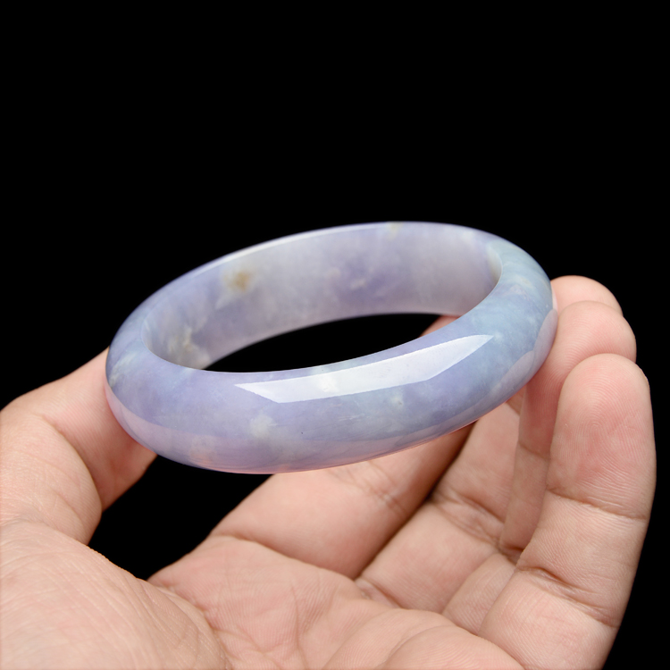 (超值推荐)糯冰种紫罗兰手镯（58.6mm）