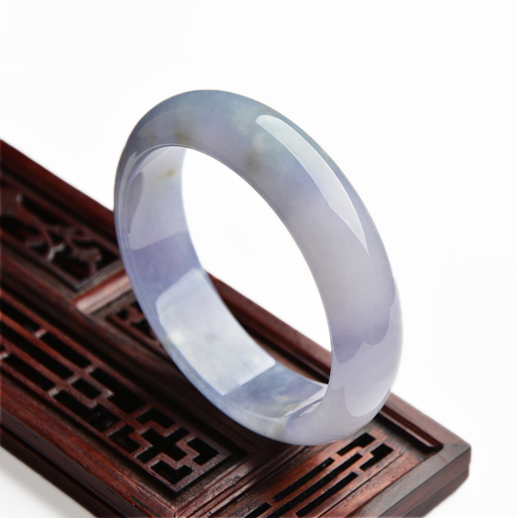 (超值推荐)糯冰种紫罗兰手镯（58.6mm）