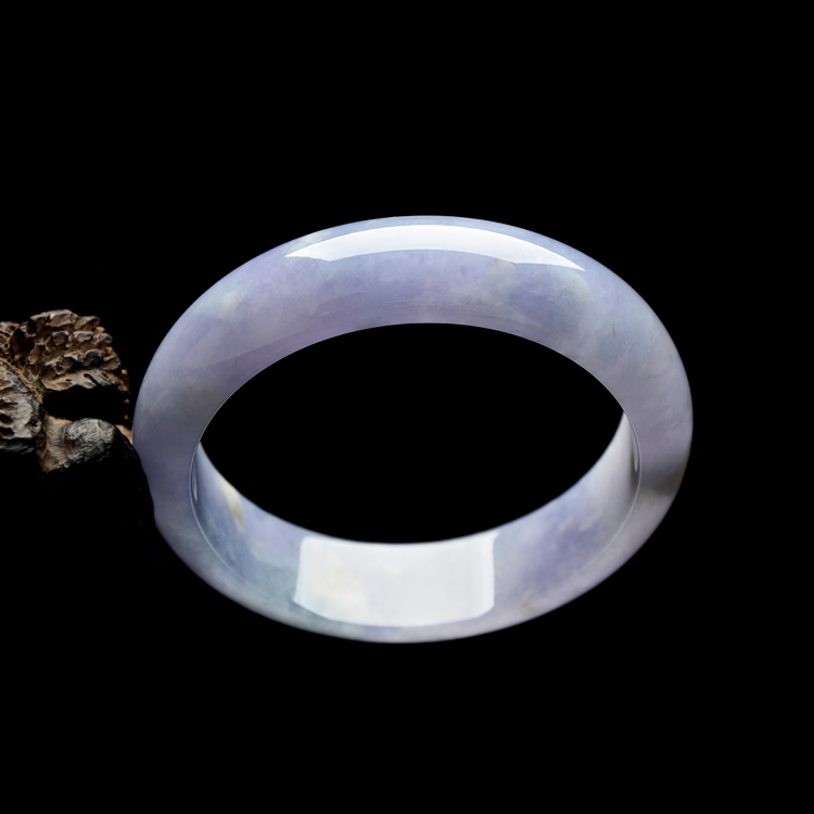 (超值推荐)糯冰种紫罗兰手镯（58.6mm）