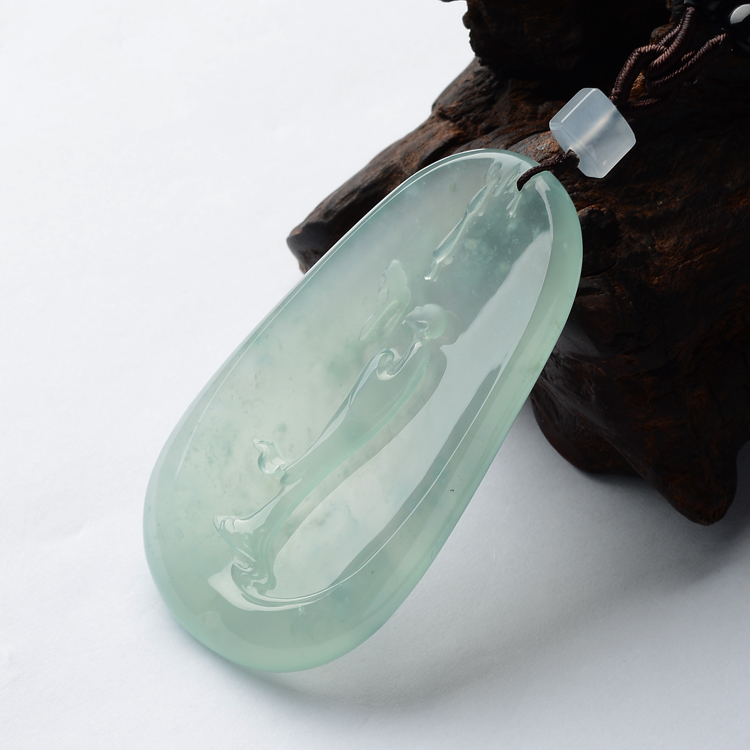 (超值推荐)冰种晴水滴水观禅挂件