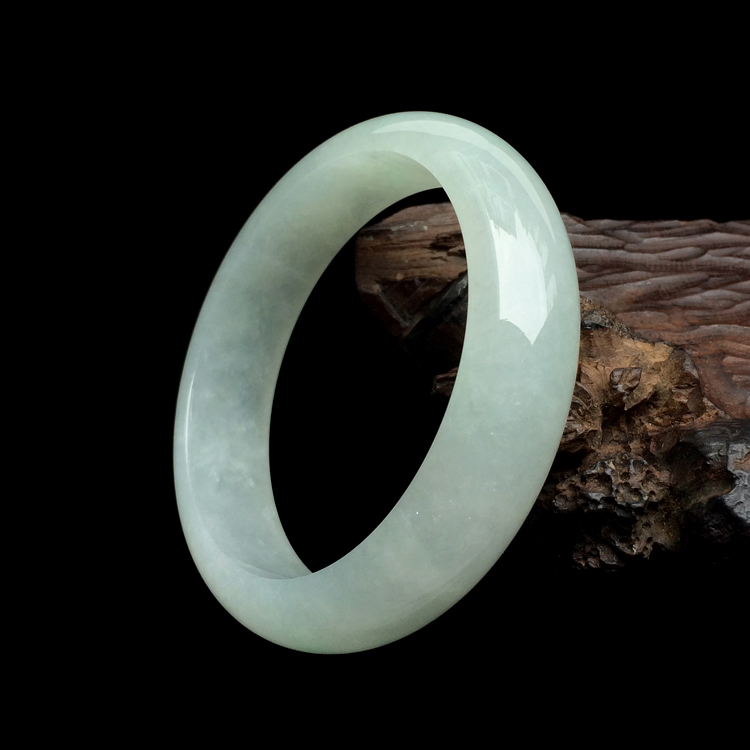 糯冰种晴水手镯（56.2mm）