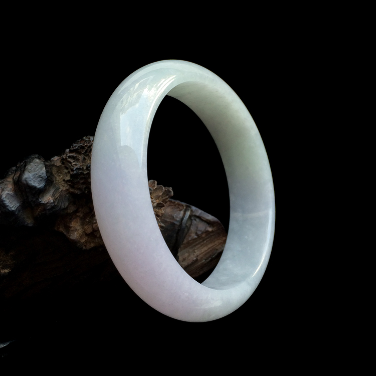 糯冰种晴水紫罗兰手镯（60.8mm）
