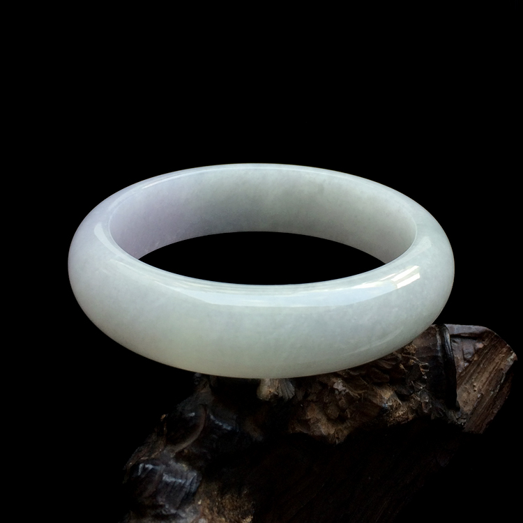 糯冰种晴水紫罗兰手镯（60.8mm）