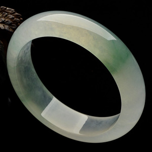 （超值推荐）冰种飘花手镯（54.6mm）
