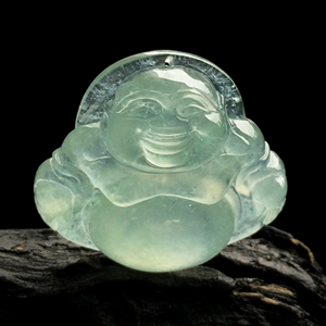 冰种晴水玉佛挂件