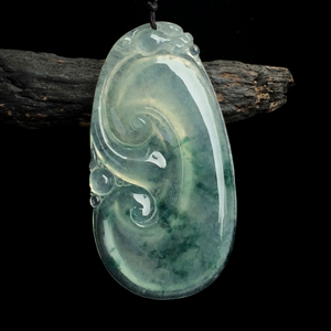 （超值推荐）冰种飘花如意挂件