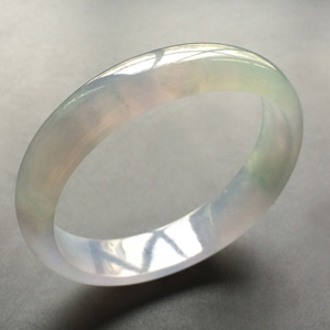 (超值推荐)冰种紫罗兰带晴水贵妃镯(54.5mm-48.4mm)