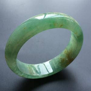 (超值推荐)糯冰种晴水飘花手镯(58.3mm)