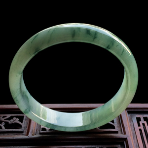 糯冰种飘花手镯（61.1mm）