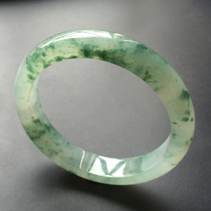 (超值推荐)冰种飘花手镯(56.8mm)