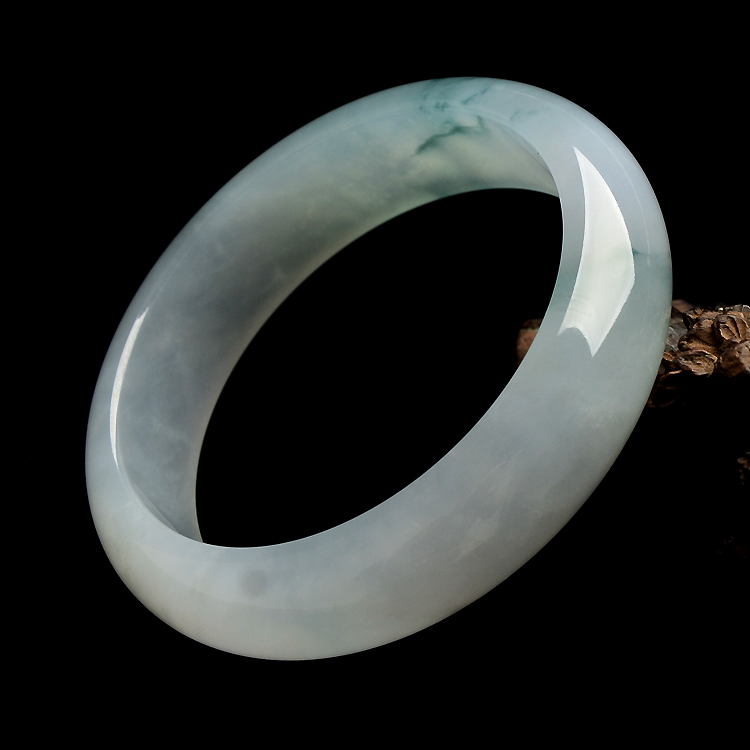 （超值推荐）冰种飘花手镯（58.6mm）